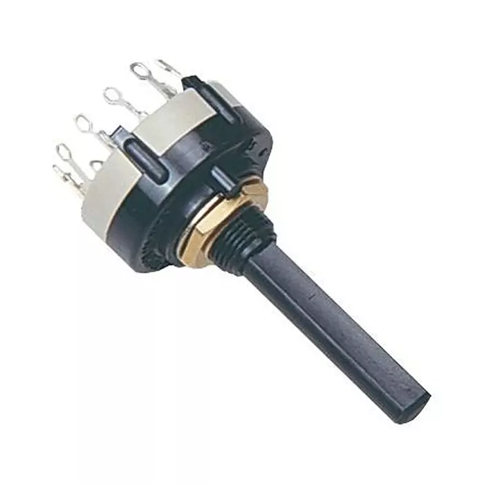 LORLIN Rotary Switch, Dp6T, 0.15A, 250Vac, CK1055