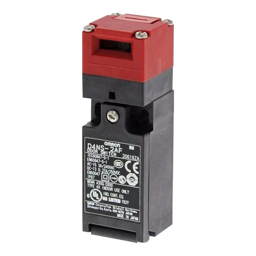 OMRON STI Safety Interlock Sw, Dpst/Spst, 240Vac, D4NS-2CF