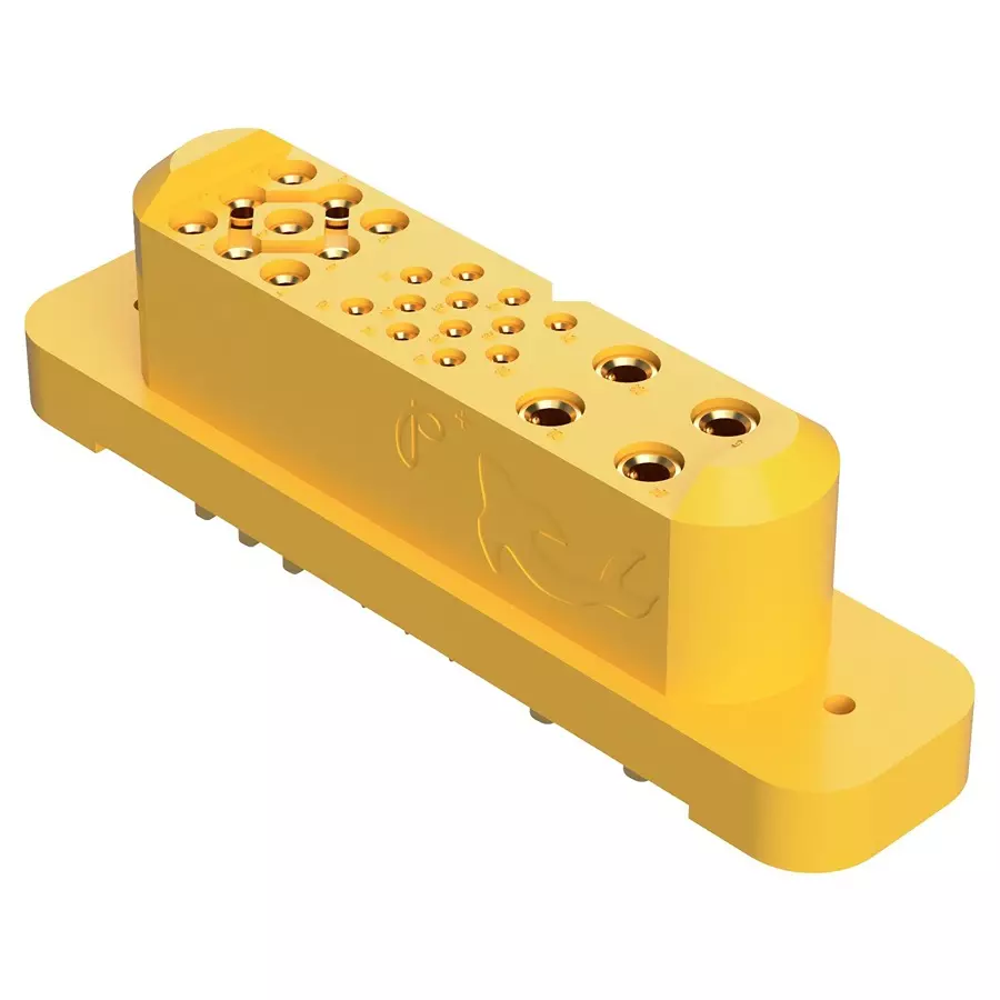 POSITRONIC RECT PWR CONN, RCPT, 25POS, THT, GFSH435F3H/AA