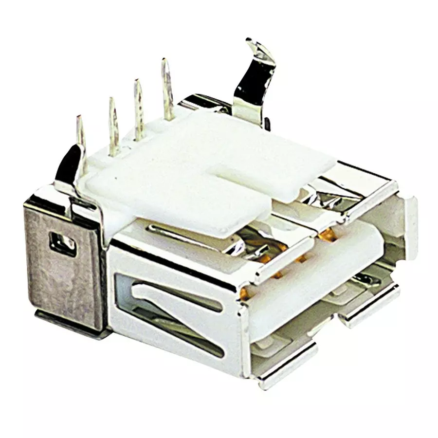 MILL-MAX USB, 2.0 TYPE A, RECEPTACLE, TH, 896-43-004-90-000000