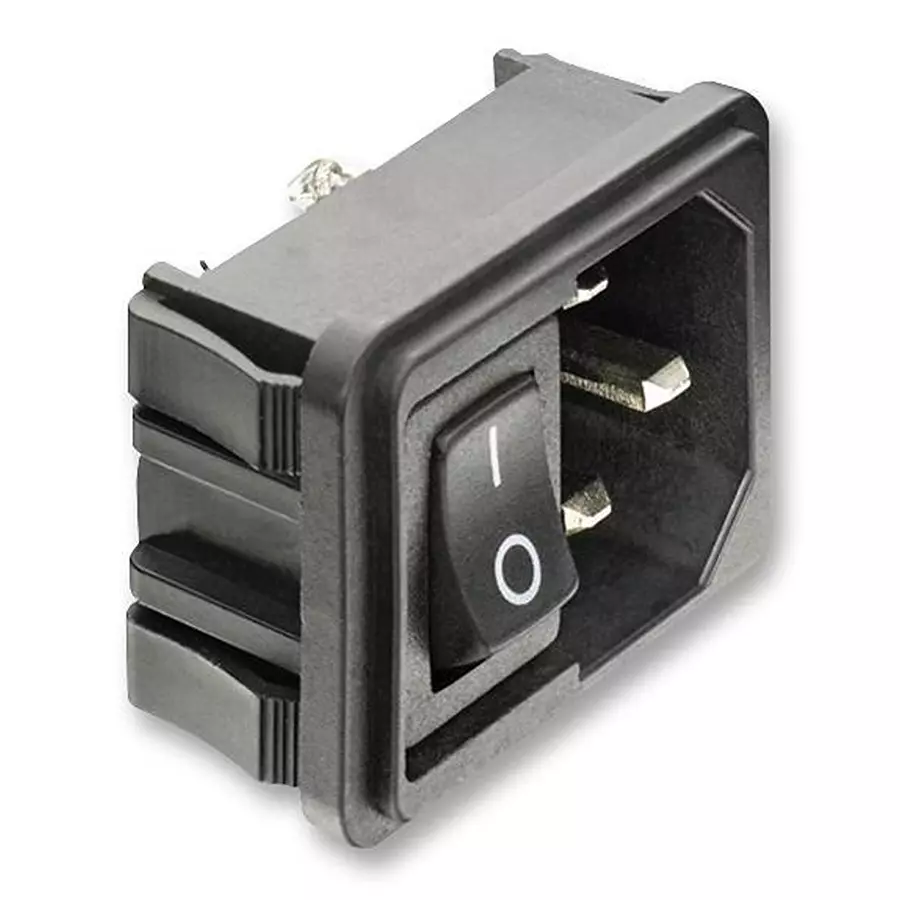 CORCOM - TE CONNECTIVITY INLET, IEC, CORCOM, SNAP-IN, 15CS1