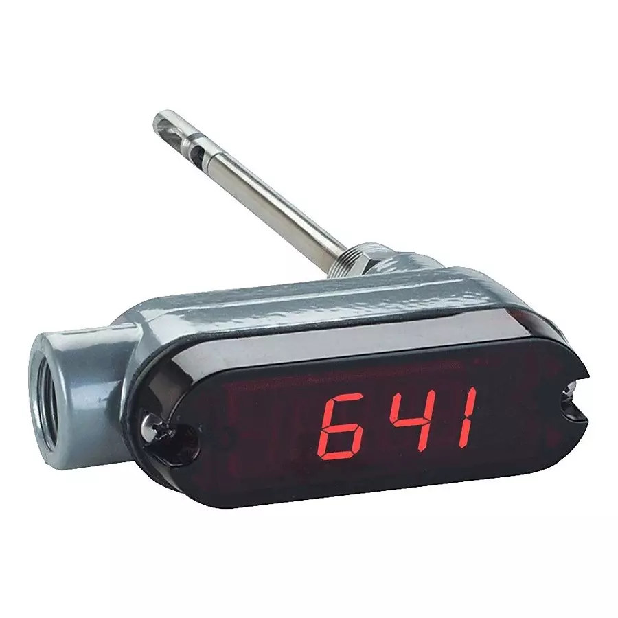 DWYER AIR VELOCITY TRANSMITTER, 100PSI, 35VDC, 641-12-LED.