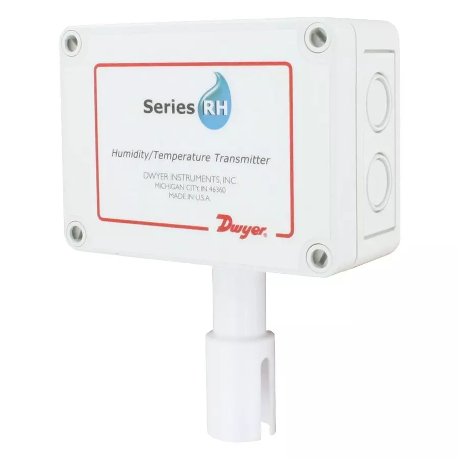 DWYER HUMIDITY/TEMP TRANSMITTER, 0%-100%, 35V, RHP-2S11.