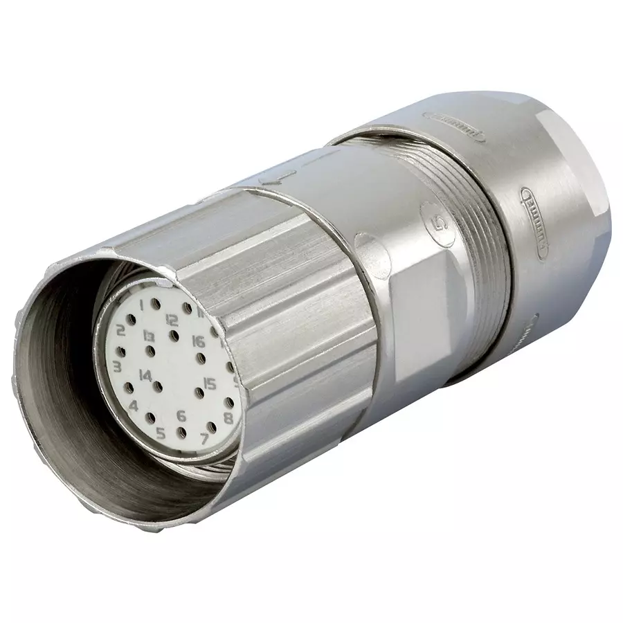 HUMMEL CIRCULAR INSERT, RCPT, 16POS, CRIMP, 7.003.916.102