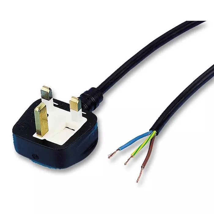VOLEX LEAD, 13A, BLACK, 2M, X-150708A