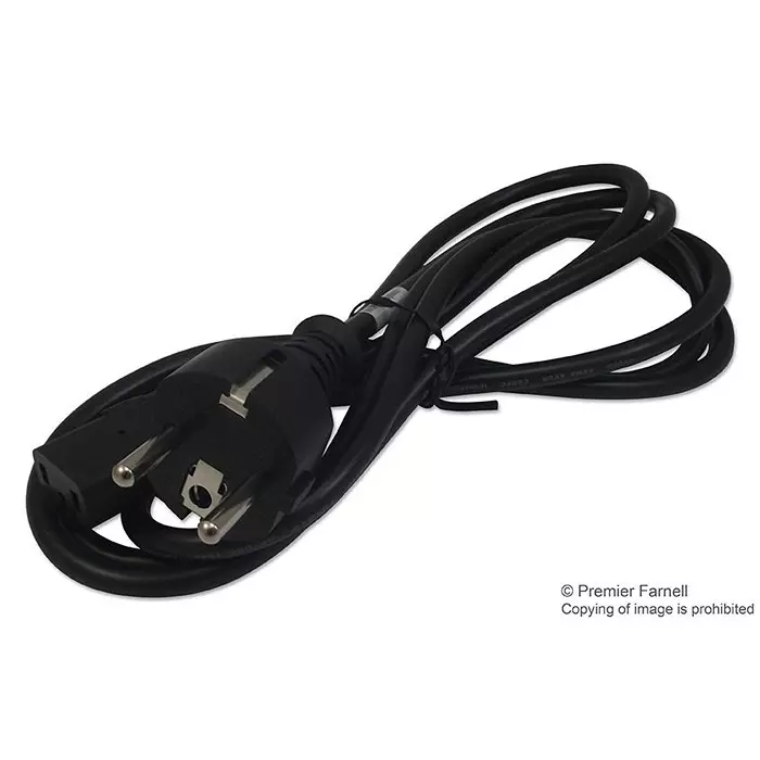 VOLEX POWER CORD, CEE 7/7-IEC C13, 8.166FT, 2111H 10 C3
