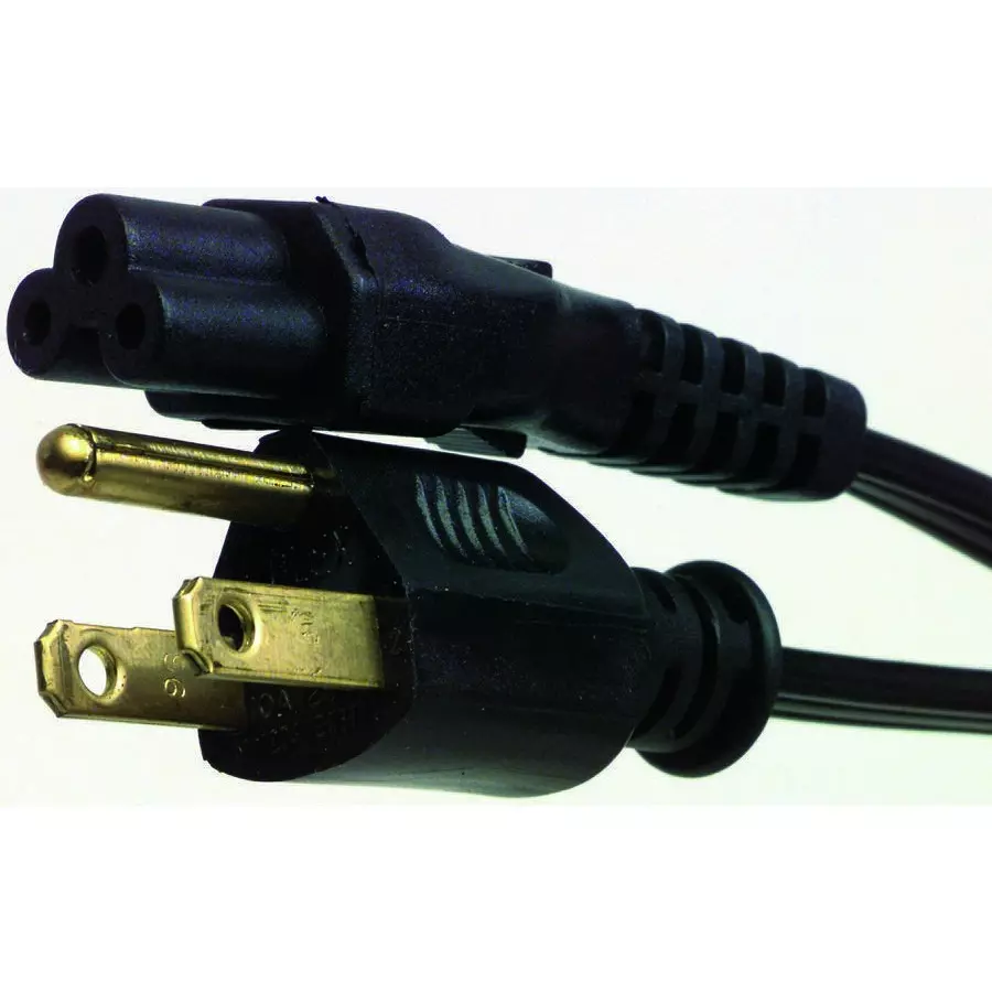 VOLEX POWER CORD, NEMA 5-15P/IEC 60320 C5, 3M, 17037