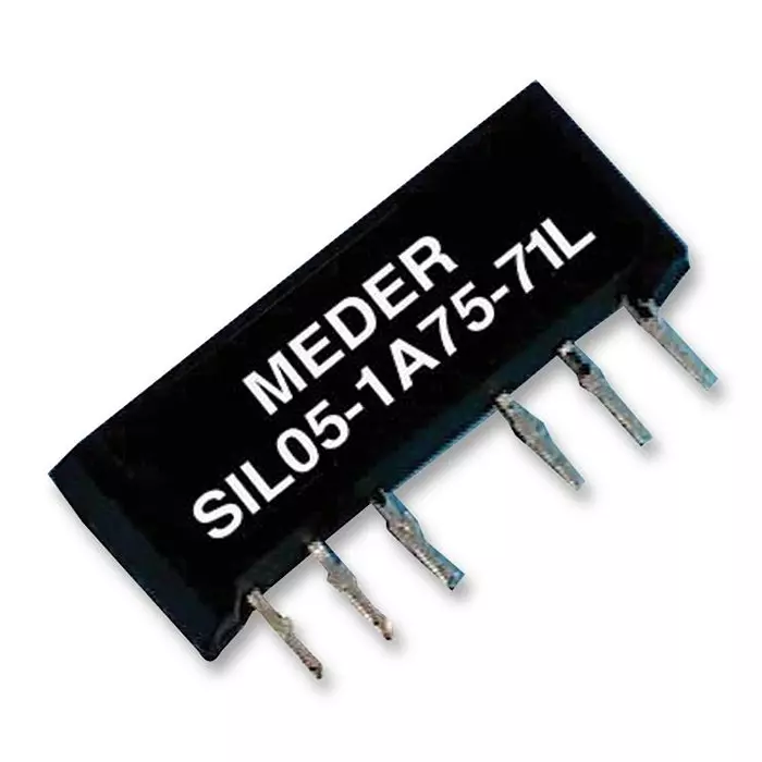 STANDEXMEDER RELAY, REED, SPST-NO, 200V, 1A, THT, SIL12-1A72-71L