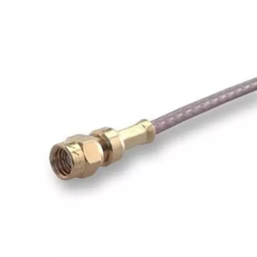 HUBER+SUHNER RF COAXIAL, SMC, PLUG, 50 OHM, CABLE, 11"SMC-50-2-10/111"NE