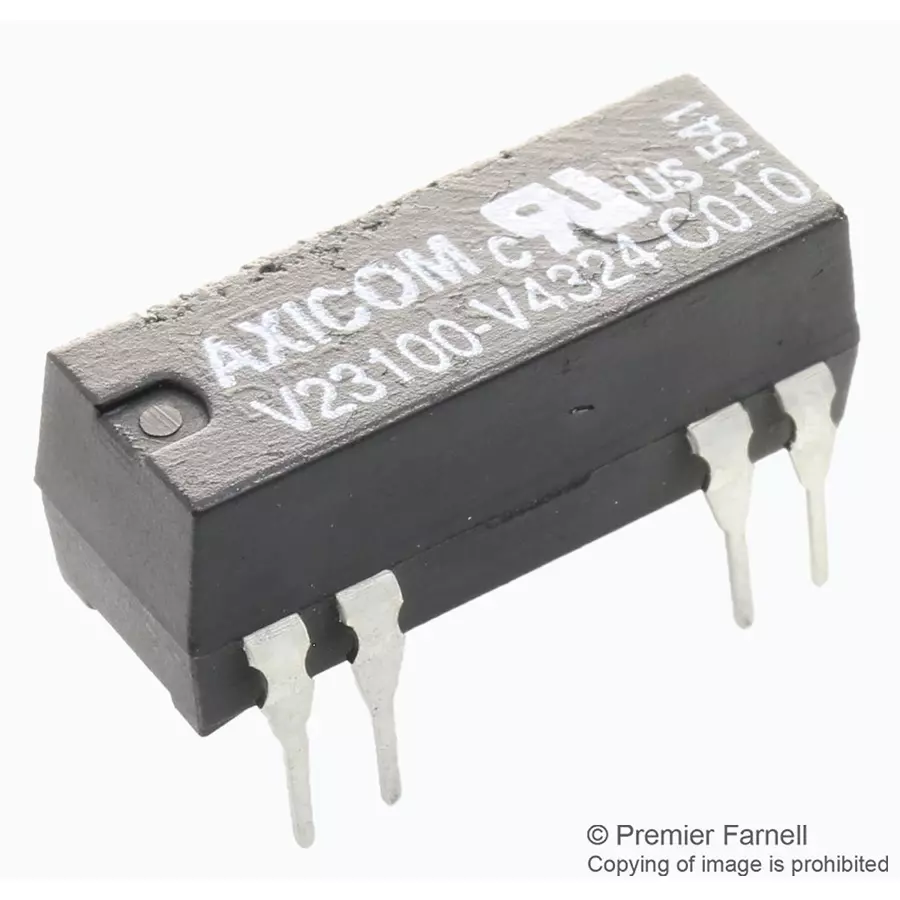 AXICOM - TE CONNECTIVITY REED RELAY, SPDT, 1.2A, 175VDC, TH, V23100V4305C011