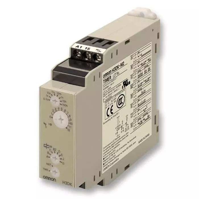 OMRON TIMER, LTD MULTIFUNCTION, 24-240AC/DC, H3DK-S1 AC/DC24-240