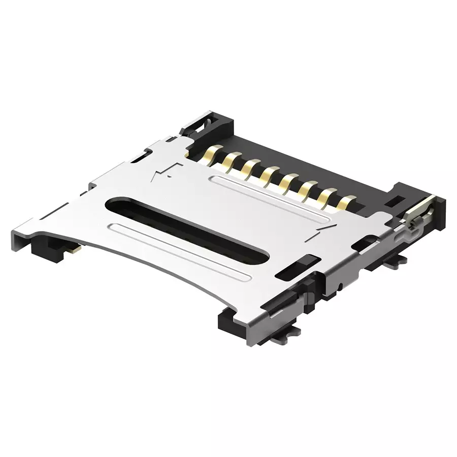 GCT MEMORY CARD CONNECTOR, 8POS, MEM2067-02-180-00-A