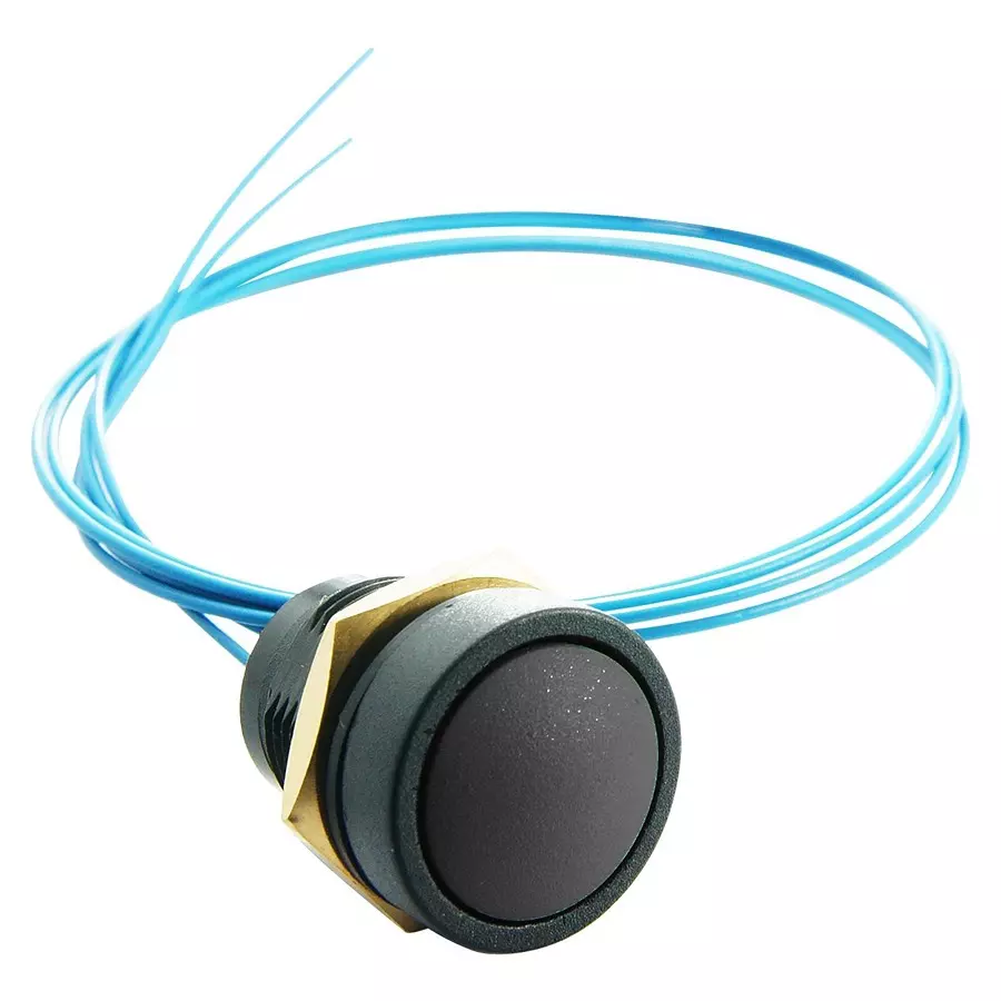 ITW SWITCHES SWITCH, ROUND, BLACK, 49-59111