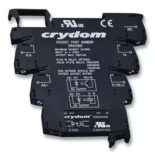 SENSATA/CRYDOM SSR, DIN RAIL ASSY, 240 VOLTS, DRA-CN024D24