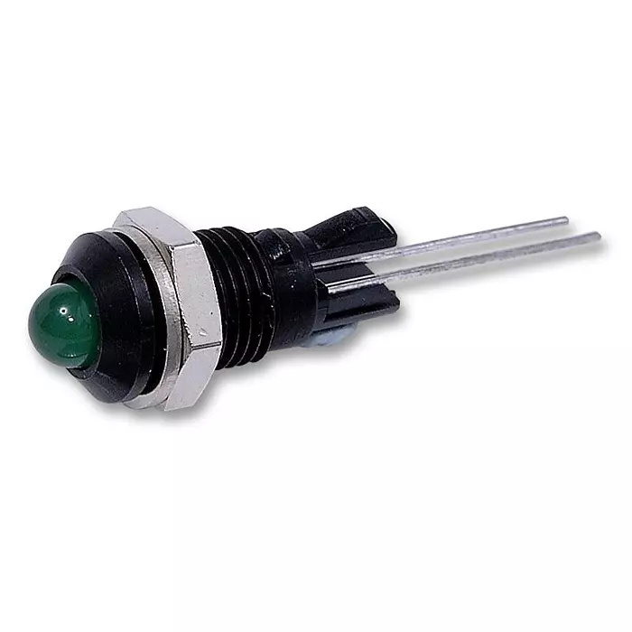 MENTOR LED INDICATOR, 5MM, GREEN, 2665.8083