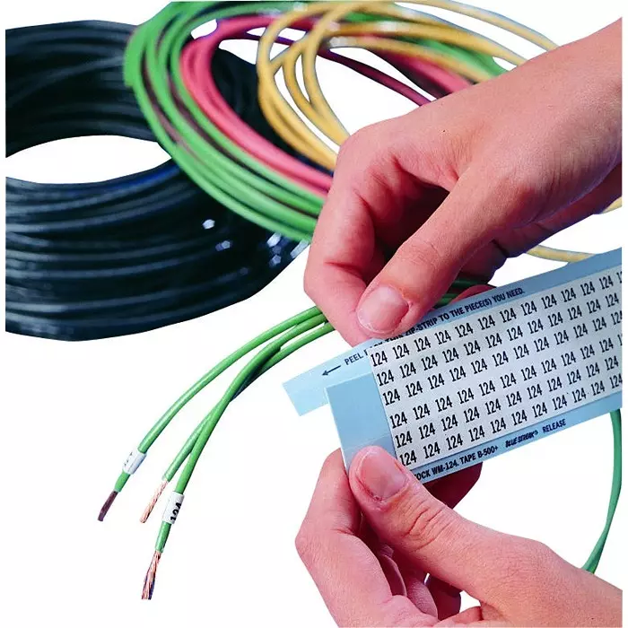 BRADY WIRE MARKER CARDS, WM-2-PK (Pack of 25)