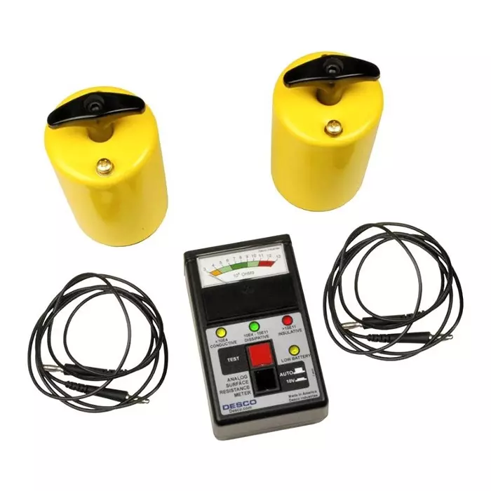 DESCO ANALOG SURFACE RESISTANCE TEST KIT, 19784