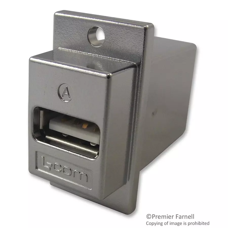 L-COM USB ADAPTOR, 2.0 TYPE A-TYPE B, ECF504-UABS