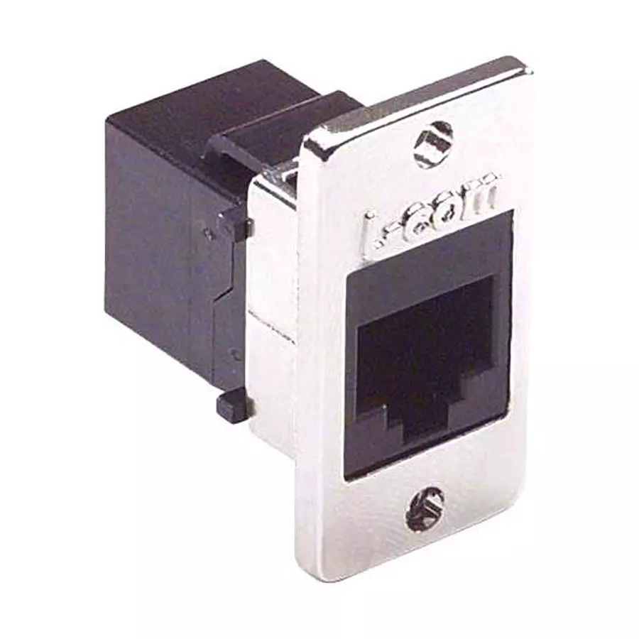 L-COM MODULAR ADAPTER, RJ45 JACK-JACK, 8P8C, ECF504-C3