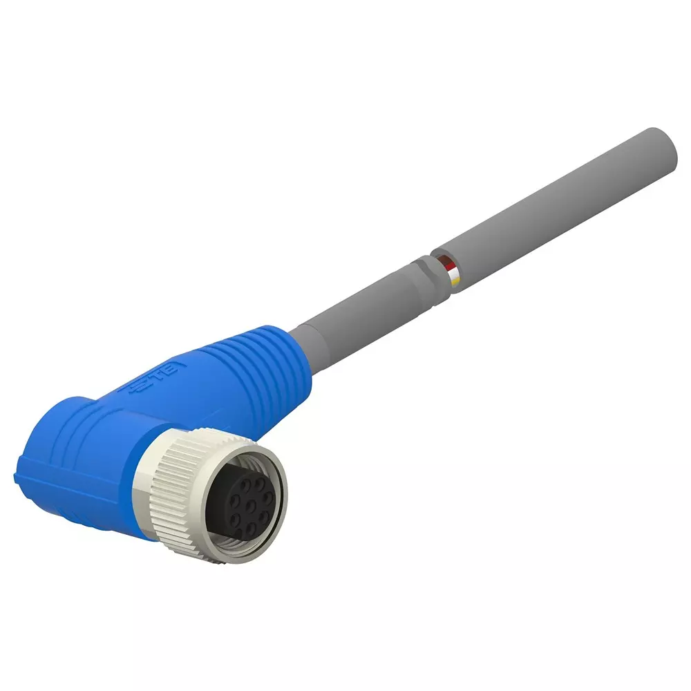 TE CONNECTIVITY Sensor Cord, 8P, M12 Rcpt-Free End, 1.5M, T4151420008-003