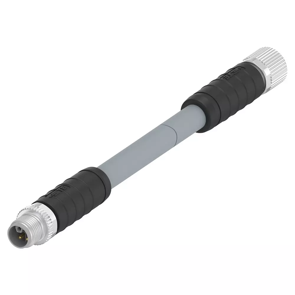 TE CONNECTIVITY Sensor Cord, 5P M12 Plug-M12 Rcpt, 3M, T4152599L25-004