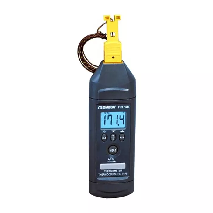 Omega Digital Thermometer, -100 To 850Deg C, HH74K