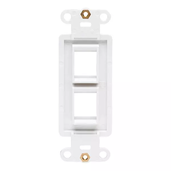 EATON TRIPP LITE Centre Plate Insert, Decora Style, White, N042D-002V-WH