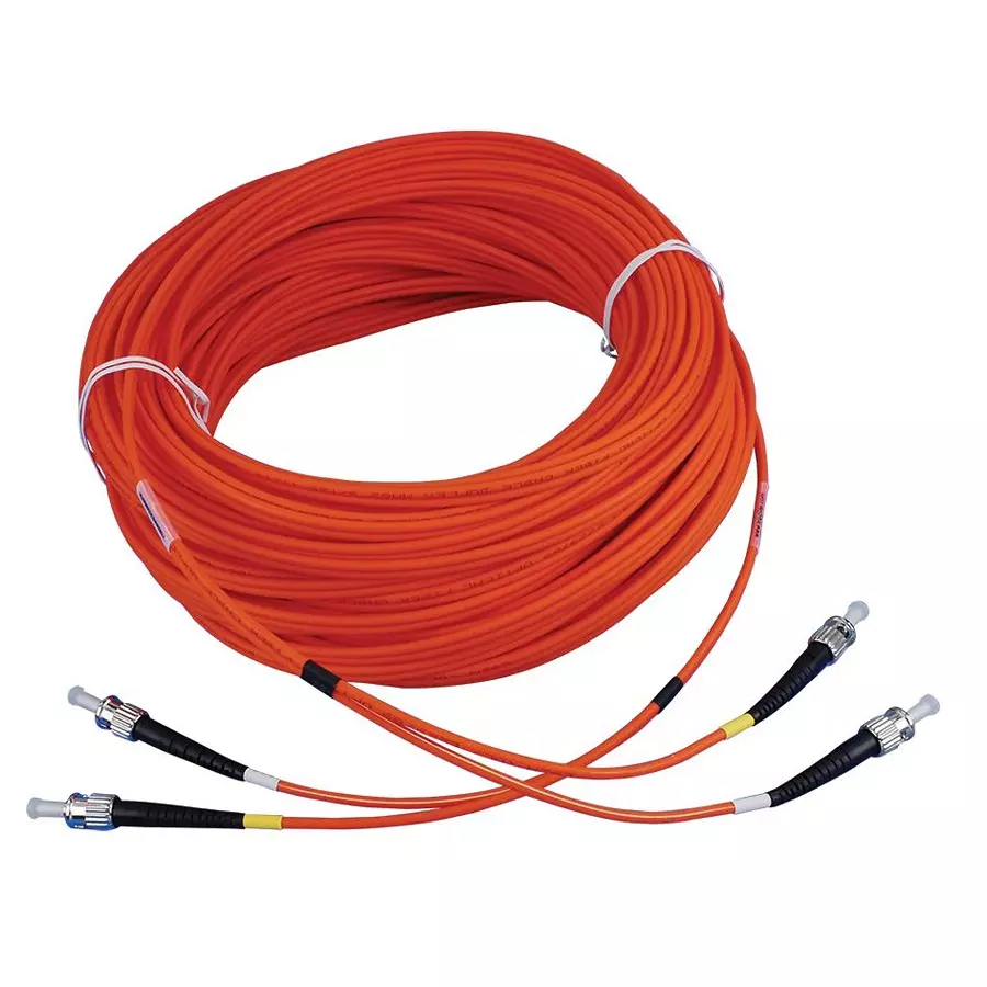 EATON TRIPP LITE N/W Cable, St Fibre Optic, 100Ft, Orange, N302-30M