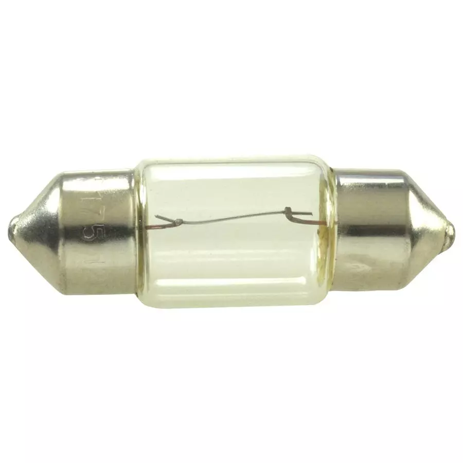 CEC INDUSTRIES Lamp, Incandescent, Festoon, 12V, 10W, 3175