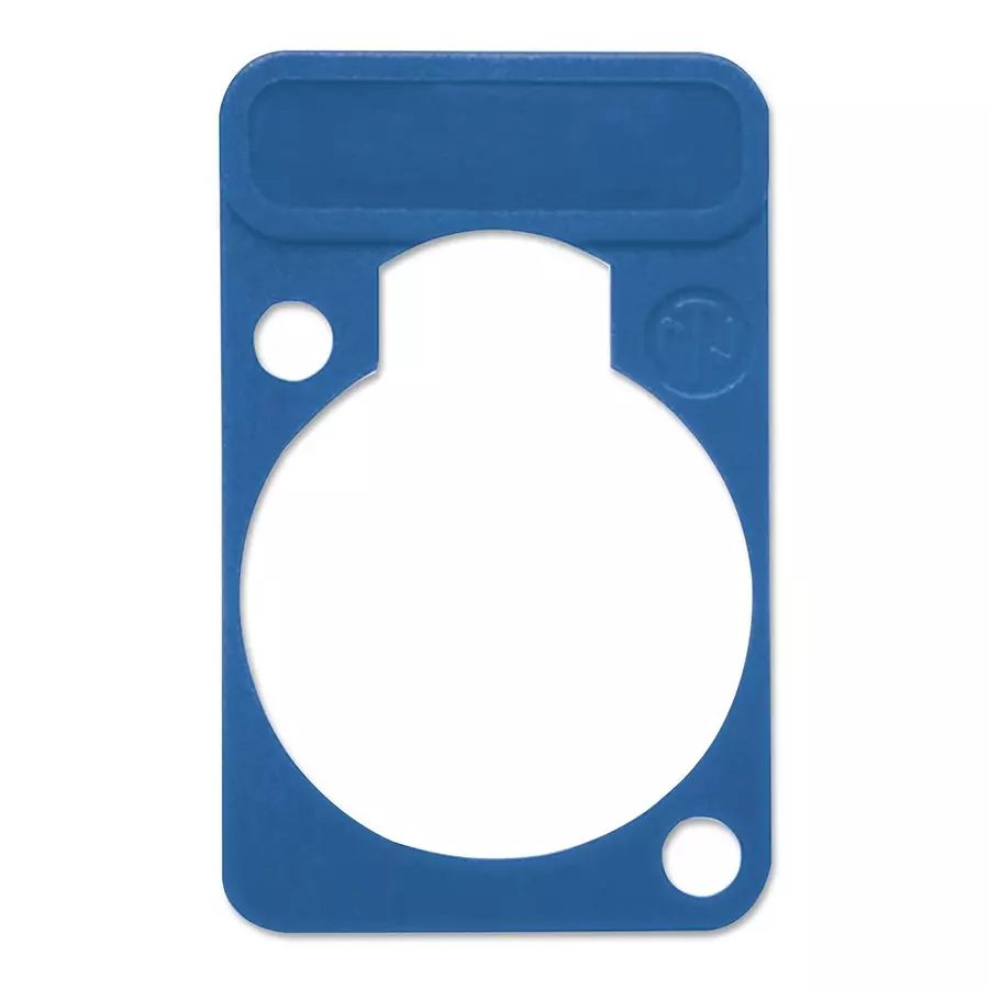 NEUTRIK Plate, D-Shell, Blue, DSS-BLUE