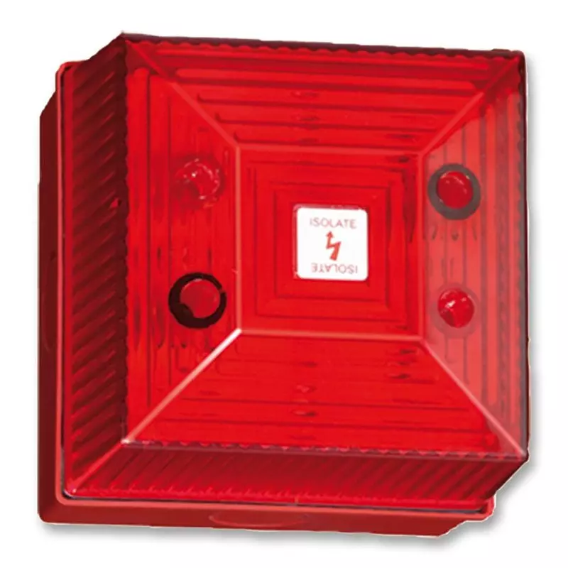 CLIFFORD AND SNELL Visual Signal Indicator, Red, Ip65, FL40/D50/R/RN