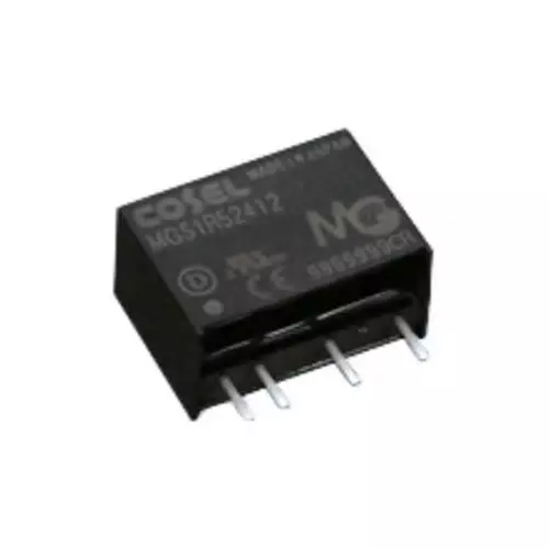 Cosel MGS DC-DC Converter, 12 V DC/ 130 mA Output, 9 - 18 V DC Input, 1.56W, PCB Mount, +85°C Max Temp, -40°C Min, MGS1R51212