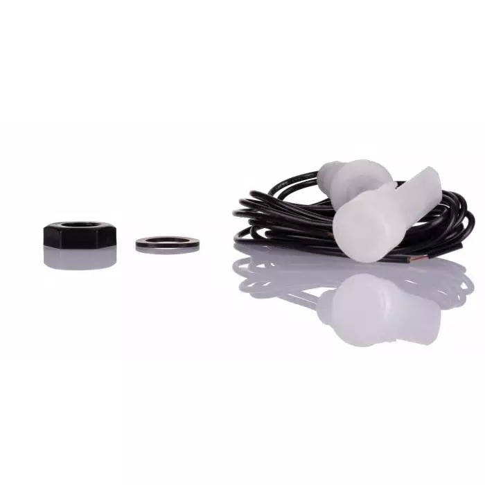 SENSATA / CYNERGY3 LLF40 Series Horizontal Internal Polypropylene Float Switch 1 m Cable SPNO 300V AC Max 300V, LLF44H100RF