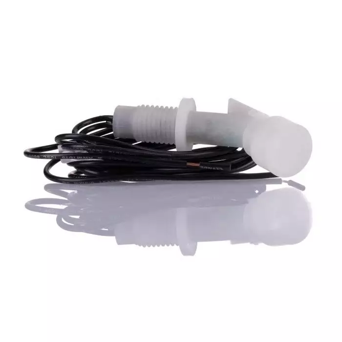 SENSATA / CYNERGY3 LLF40 Series Horizontal Internal Polypropylene Float Switch 1 m Cable SPNO 300V AC Max 300V, LLF44H100RF