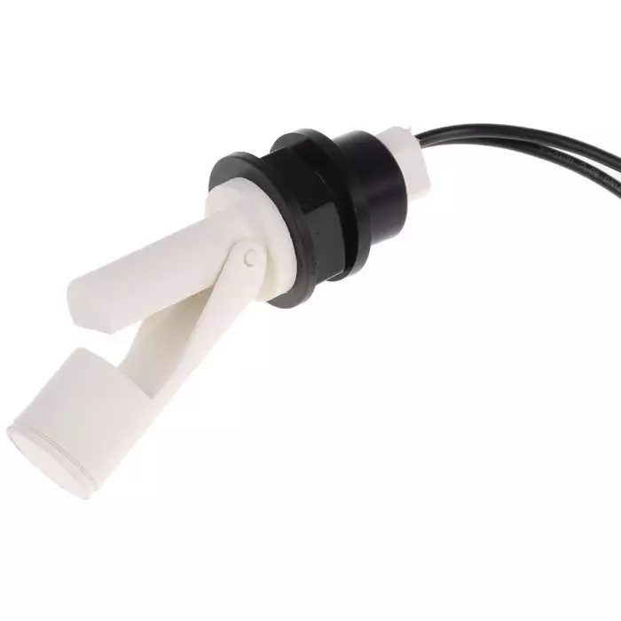SENSATA / CYNERGY3 RSF70 Series Horizontal External Polypropylene Float Switch 1 m Cable NO/NC 240V AC Max 120V, RSF78Y100RN