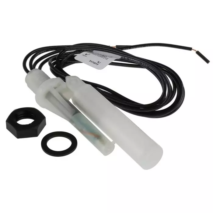 SENSATA / CYNERGY3 RSF30 Series Horizontal Polypropylene Float Switch 1 m Cable NO/NC 300V AC Max 300V DC Max, RSF34W100RF