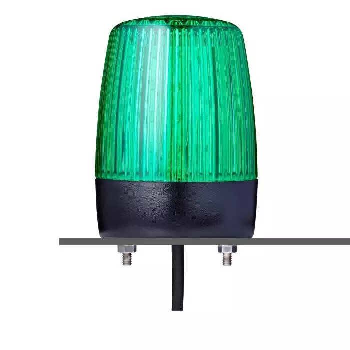 AUER Signal PCH Series Green Multiple Effect Beacon 230/240 V Horizontal Tube Mounting Vertical LED Bulb IP67, 860506313