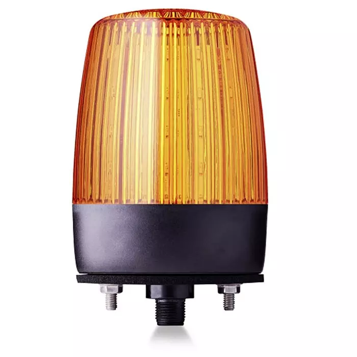 AUER Signal PDMC5 Series Amber Flashing Rotating Steady Strobe Beacon 24 V AC/DC Horizontal Tube Mounting, 860541405