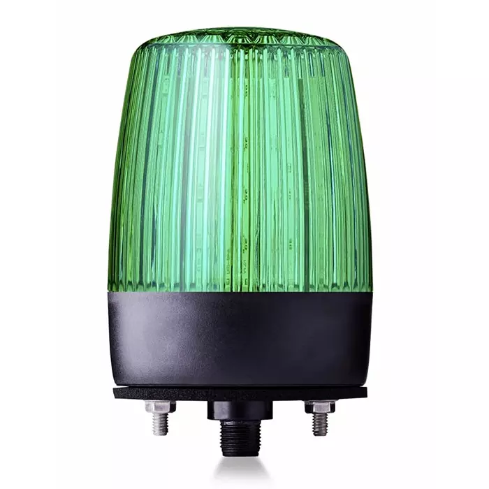 AUER Signal PDMC5 Series Green Flashing Rotating Steady Strobe Beacon 24 V AC/DC Horizontal Tube Mounting, 860546405