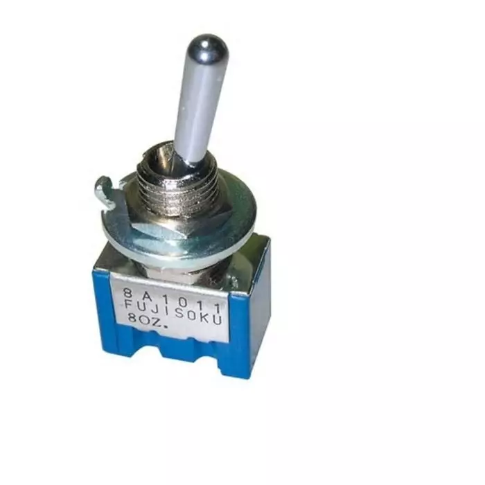 NIDEC COPAL ELECTRONICS GMBH Toggle Switch PCB Mount On-On SPDT PC Straight Terminal, 8A1012-Z