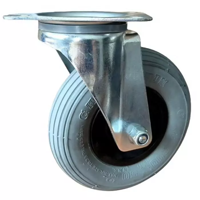 Guitel Hervieu Swivel Castor Wheel 70 Kg Capacity 200 mm Wheel, 1356022