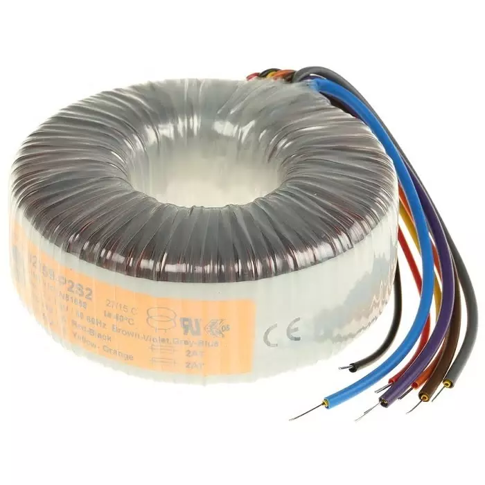 Nuvotem Talema Toroidal Transformer 115 V AC 230 V AC 2 x 55V AC 225VA 2 Output, 92431-P2S2