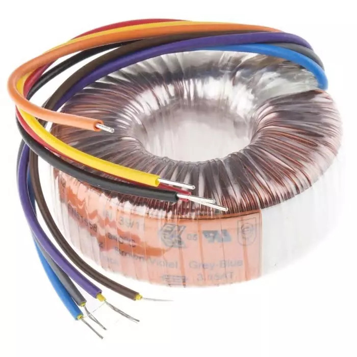 Nuvotem Talema Toroidal Transformer 115 V AC 230 V AC 2 x 9V AC 50VA 2 Output, 91947-P2S2