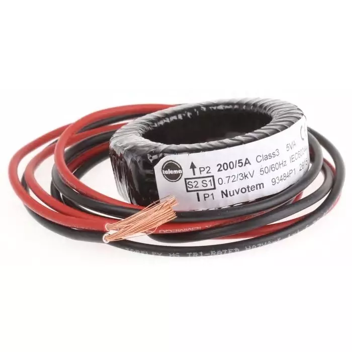Nuvotem Talema 934 Series Current Transformer 200A Input 200:1, 93484 P1