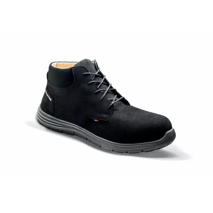 LEMAITRE SECURITE Chukka Noir S3 Unisex Black Composite Toe Capped Safety Shoes UK 9  EU 44, CHUKS30NR44 (1 Pair)