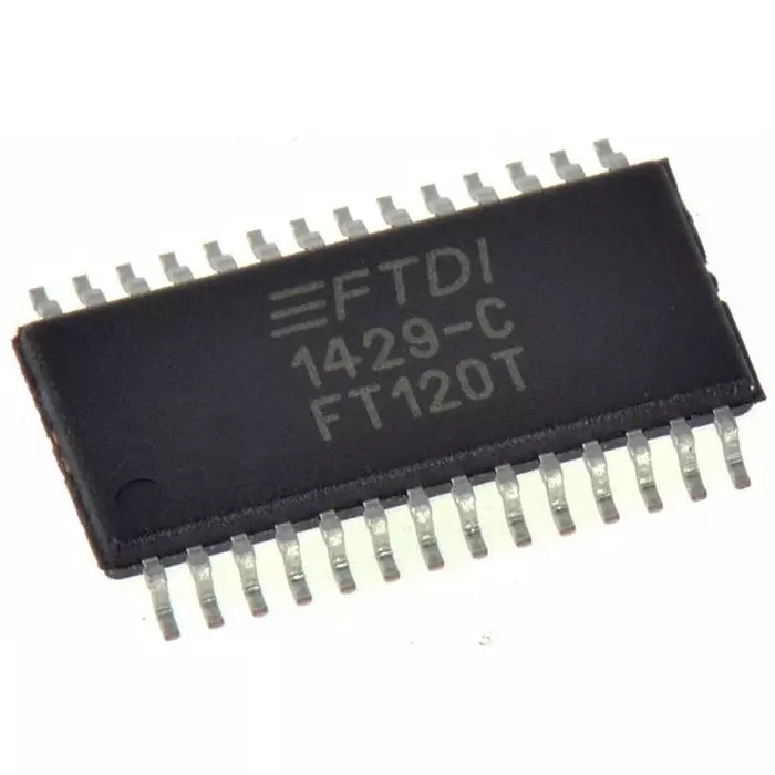 FTDI USB Controller USB 1.1 USB 2.0 3.3 to 5 V 28-Pin TSSOP, FT120T-R (Pack of 2500 Pcs)
