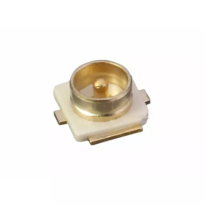 Linx Jack Board Mount UMCC Connector 50 Ω PCB Termination Straight Body, CONMHF1-SMD-G-T (Pack of 4500 PCs)