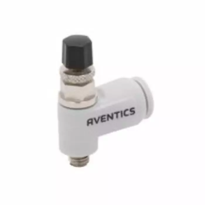 EMERSON – AVENTICS CC04 Series Tube Flow Valve 6 mm Tube Inlet Port x M5 Male Outlet Port, 0821200129