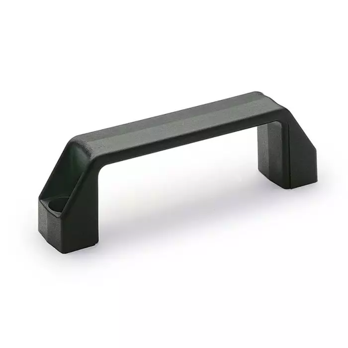 Elesa Matt Black Polypropylene Handle 50 mm Height 28 mm Width 196 mm Length, M.443/200 N-CH (Pack of 10 Pcs)