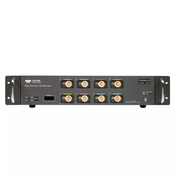 Teledyne LeCroy Bench Oscilloscope 500 MHz 8 Analogue Channels 16 Digital Channels - UKAS, T3DSO4058L-HD